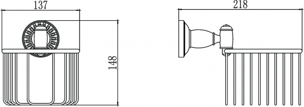 Держатель для освежителя воздуха Savol 66C S-006655C фото