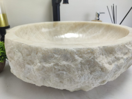 Накладная раковина из оникса Indo Erozy Блитар EO-00038 фото