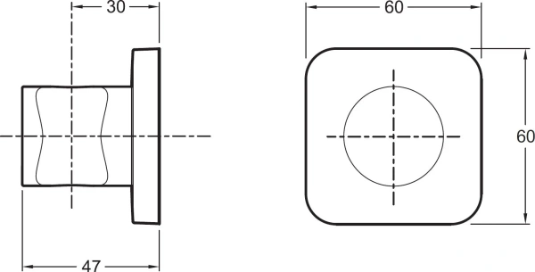 Настенный держатель для душа Jacob Delafon Modulo 8464D-CP хром фото
