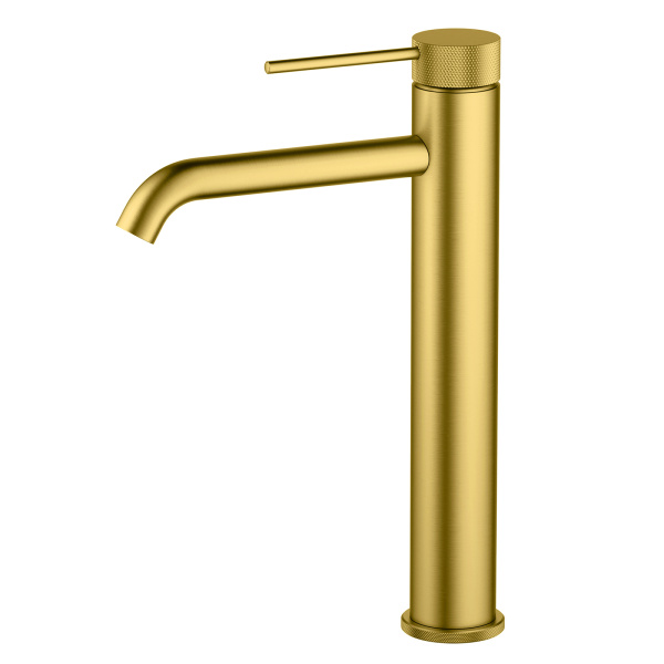 Высокий смеситель для раковины Timo Saona 2411/20F Золото шлифованное фото