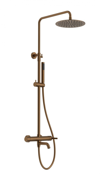 Душевая система (стойка) AltroBagno Unione 030211BC матовая медь фото