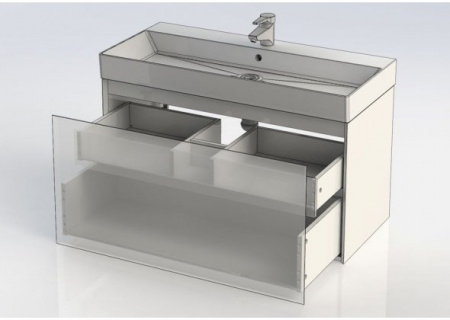 Тумба с раковиной Aquanet Нью-Йорк 100 00213937 фото