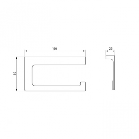 Держатель для туалетной бумаги Iddis Slide SLISC00i43 фото