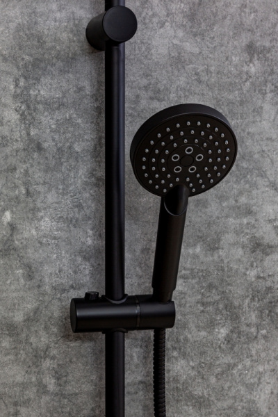 Душевая система Orange O-Shower OW02b Черная матовая фото