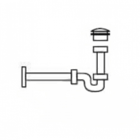 Сифон для раковины / биде Althea Ceramica Outline 30356cr фото