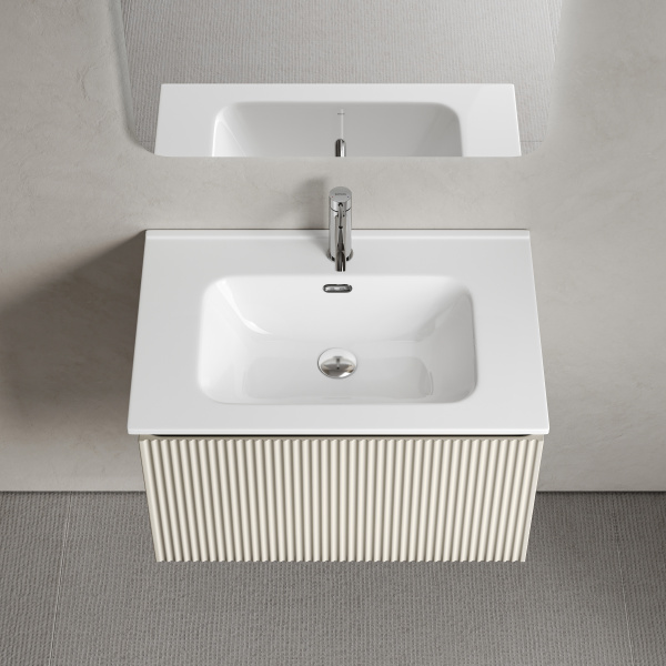 Тумба под раковину Sancos Snob R 1.0 SNR1.070CE Beige Soft фото