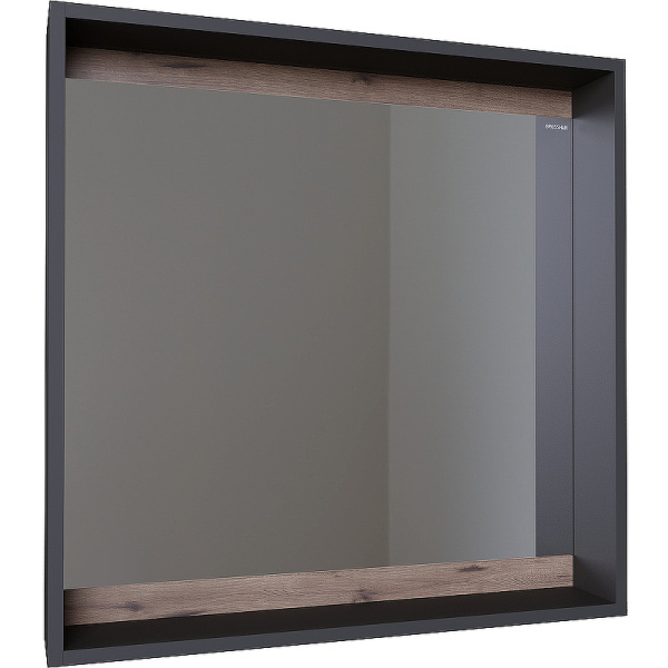 Зеркало с полочкой Grossman Смарт 70 207007 графит фото