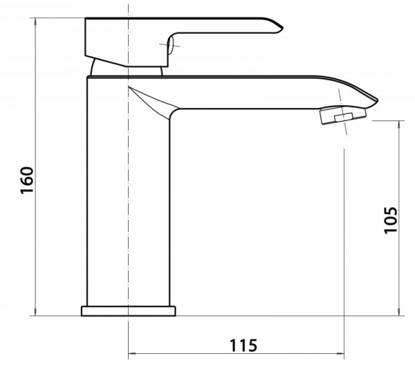 Смеситель для раковины Cezares Amalfa AMALFA-LSM1-01-W0 фото