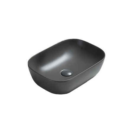 Накладная раковина Vincea VBS-102MA 45x32 антрацит матовый фото