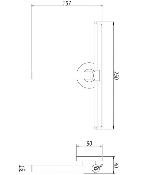 Ракель для воды Omnires Uni UN10910CR фото