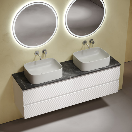 Столешница без отверстия под смеситель Sancos TT160A1 160 см, black sky фото