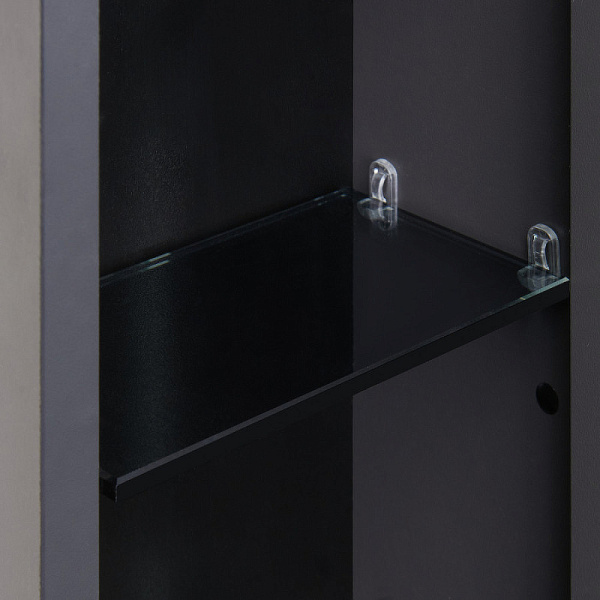 Зеркальный шкаф Акватон Ар-Деко 85 1A280602DD8D0 серый кобальт фото