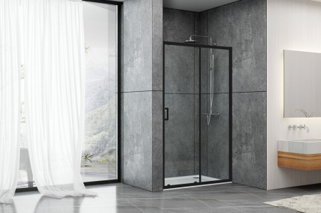 Душевая дверь Abber Schwarzer Diamant AG30110B 110 см фото