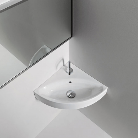 Подвесная раковина угловая Kerasan Cento 3541bi*1 фото