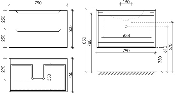 Тумба под раковину Sancos Norma 2.0 NR2.080W белый глянец фото