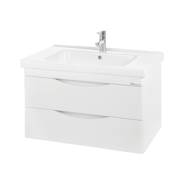 Тумба под раковину Bellezza Санриса-80 белая фото
