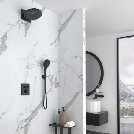      Душевая система скрытого монтажа с термостатом Vincea Inspire VSFW-3I21MT1MB черная матовая фото