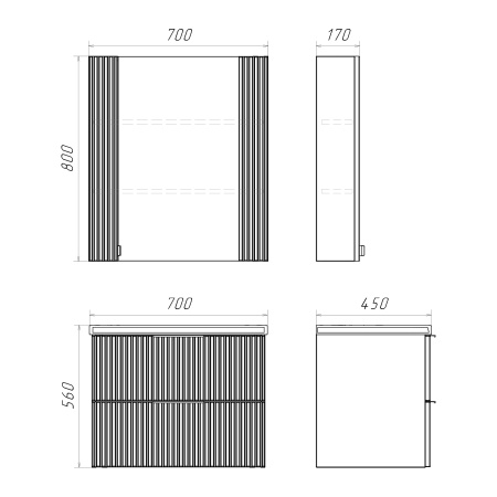 Тумба с раковиной Comforty Лима 70П2 00-00019212 антрацит фото