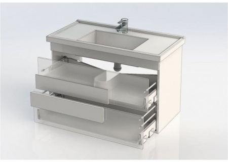 Тумба с раковиной Aquanet Мадейра 100 00213083 фото