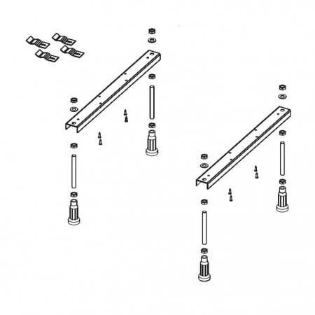 Ножки для ванны Riho Plus POOTSET07 фото