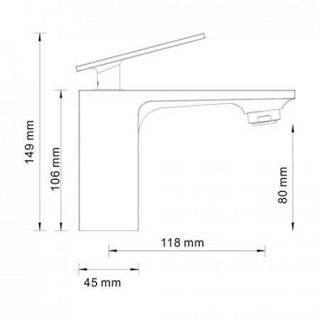 Смеситель для раковины WasserKRAFT Alme 1503 фото