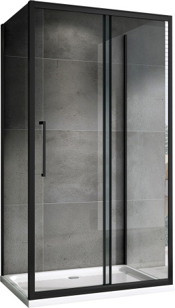 Душевой уголок ABBER Schwarzer Diamant AG30180BH-S75B-S75B 180x75 фото