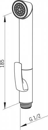 Гигиеническая лейка без смесителя Oras Bidetta 272050 фото