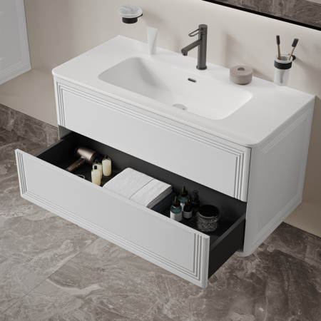 Тумба с раковиной Iddis Oxford Neo OXN10W0i95K 100 см, белая фото
