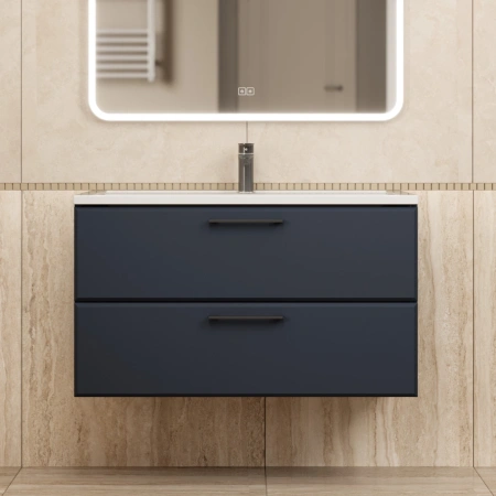 Тумба под раковину Uperwood Foster 90 TFosterNEW90b черная фото
