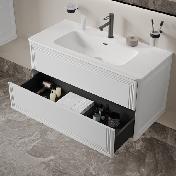 Тумба с раковиной Iddis Oxford Neo OXN10W0i95K 100 см, белая фото