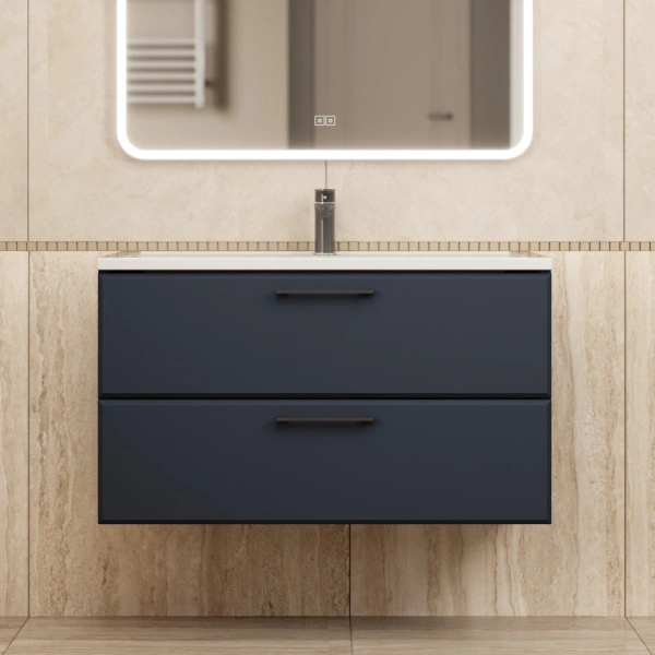 Тумба под раковину Uperwood Foster 90 TFosterNEW90b черная фото