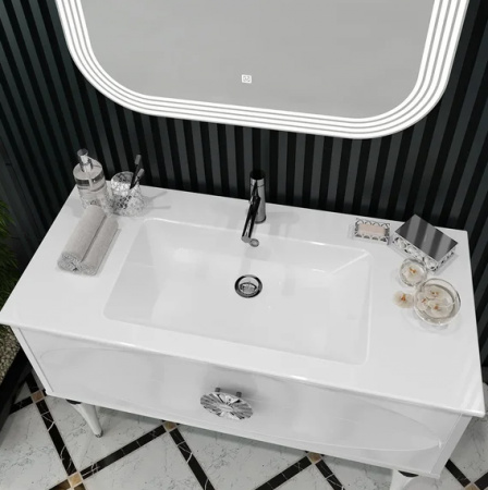 Мебель для ванной Smile Ибица 120 белый/хром фото