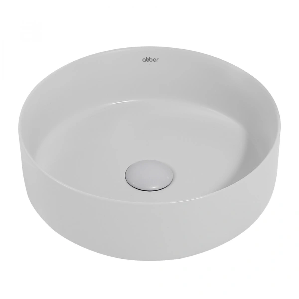 Накладная раковина Abber Bequem AC2108MLG 36x36 светло-серая матовая фото