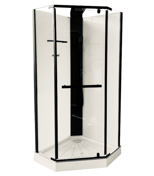 Душевая кабина Cerutti SPA Chika CHIKA901B 90x90 черная фото