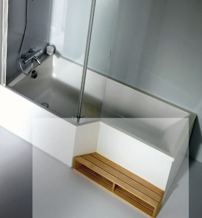 Акриловая ванна Jacob Delafon Bain Douche Neo E6D000L-00 160x90 L фото