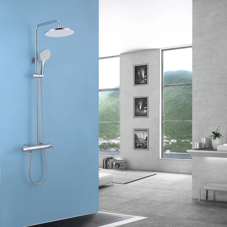Душевая система (стойка) Abber Emotion AF8816 хром фото