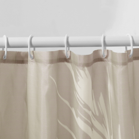 Текстильная шторка для ванны WasserKRAFT Lopau SC-60201 фото