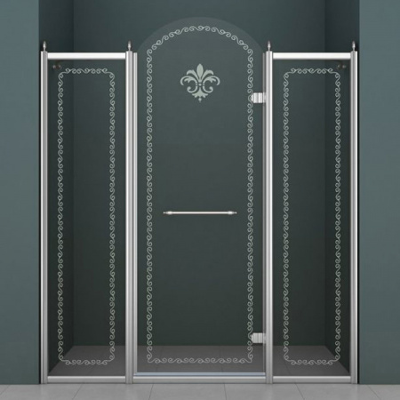 Душевая дверь Cezares Retro RETRO-B-13-150-CP-Cr-R 150 см хром R фото