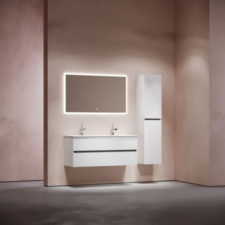 Тумба под раковину Sancos Urban UR120-2W белый глянец фото