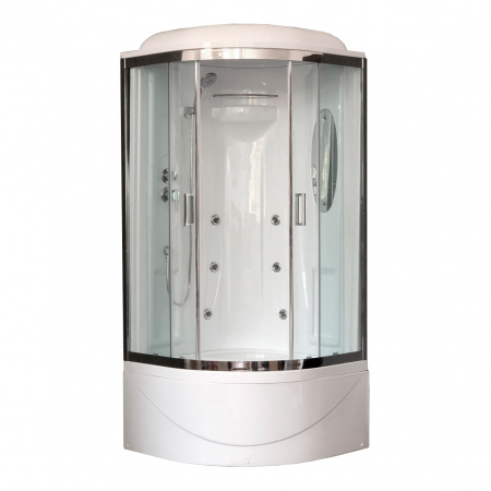 Душевая кабина Royal Bath ВК RB90BK2-T-CH 90x90 фото
