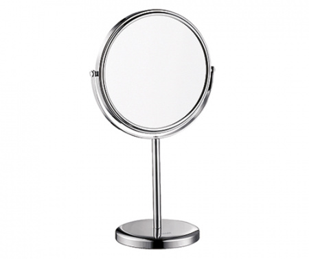 Косметическое зеркало для ванной двухстороннее с 3-х кратным увеличением WasserKRAFT K-1003 фото