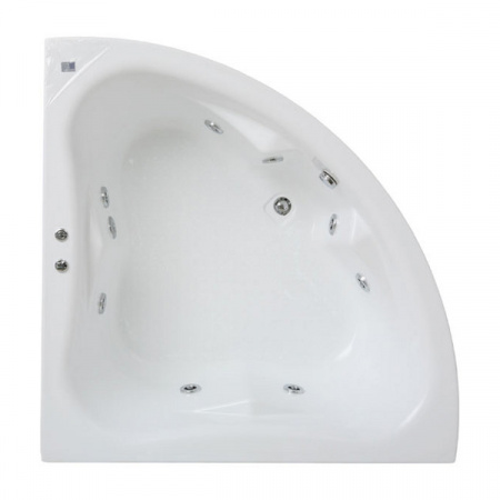 Ванна акриловая с гидромассажем Bas Империал 150х150 фото