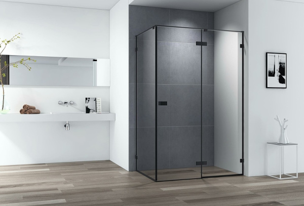 Душевой уголок Cezares Bellagio BELLAGIO-A-1-100-C-NERO фото