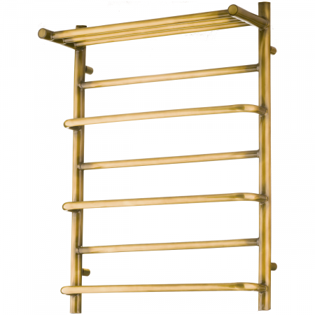 Полотенцесушитель водяной Garcia Ницца с полочкой 7П 50х70 античная бронза фото