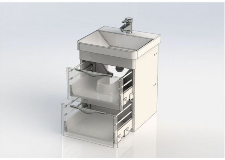 Тумба с раковиной Aquanet Орлеан 50 00213052 фото