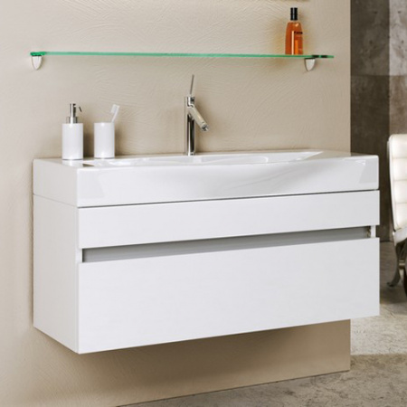 Тумба для ванной Aqwella 5 Stars Bergamo 100 Ber.01.10/W фото