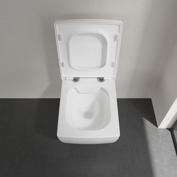 Подвесной унитаз безободковый Villeroy&Boch Memento 2.0 4633R0R1 альпийский белый фото