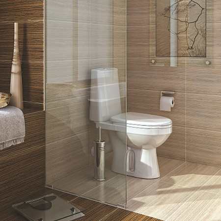 Унитаз компакт Оскольская Керамика Лея Люкс 41301130311 с бачком и сиденьем фото