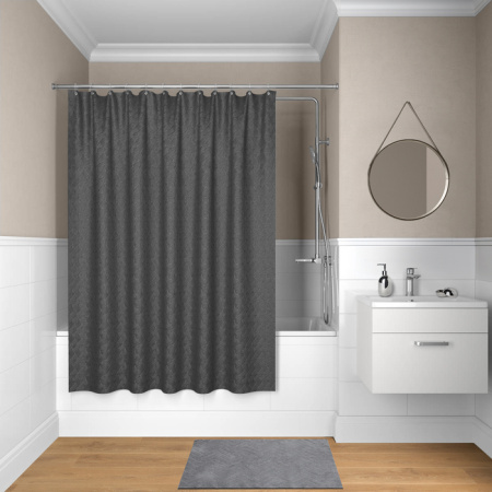 Текстильная шторка для ванной комнаты 200*180 Iddis Basic B35P218i11 фото