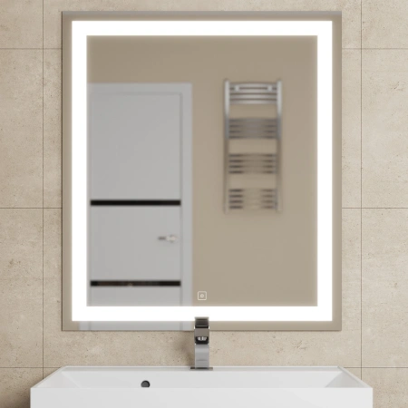 Зеркало с подсветкой и обогревом Uperwood Tanos 291020221 70x80 фото